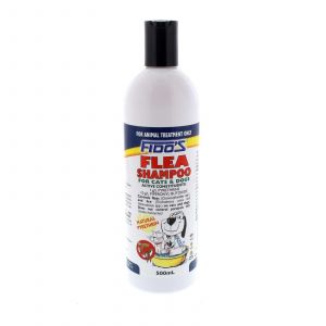 Dog Cat Flea Shampoo Natural Pyrethrin 500ml Fidos Soap Free Controls Fleas