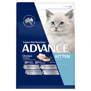 Cat Food Advance Kitten Growth 3kg Premium Dry Food Nutrition Health