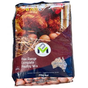 Complete Poultry Mix 20kg Contains Omega 3 6 9 Plus Added Garlic Balanced Diet