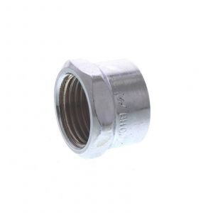 Cap Chrome Plated Brass Fitting 1/2 Inch Plumbing Water Irrigation