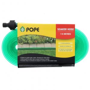 Garden Soaker Hose 7.5m Fitted UV Treated Pope Tap Ready Fitted Connection