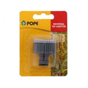 Pope Universal Tap Adaptor Multi Fit Suits 3/4 Inch and 1 Inch Taps Garden Water