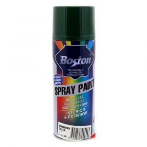 Brunswick Green Spray Paint Can 250g Boston Quick Drying Rust Prevention