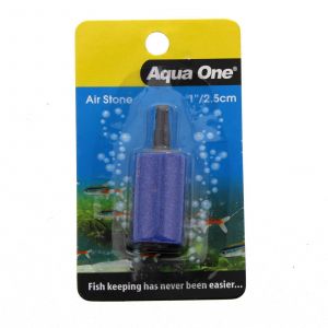 Aquarium Airstone Cylinder 1 Inch / 2.5cm Fish Tank 10143 Aqua One Air Stone