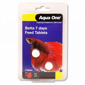 AQUA ONE Betta 7 Days Feed Tablets - 2 Tablets
