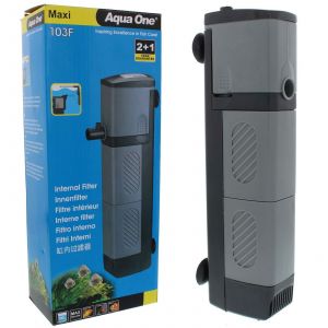 Aqua One Maxi 103F Internal Aquarium Power Filter 960L/H Clean Water Fish Tank