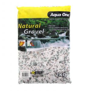 Aquarium Decorative Gravel Natural All Sorts 2kg Fish Tank 12201 Aqua One Rocks
