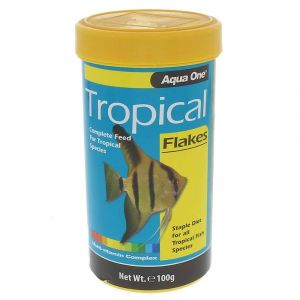 AQUA ONE Tropical Flake Fish Food 100g
