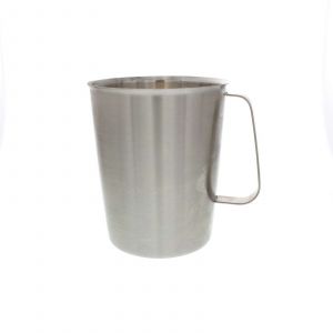 Stainless Steel Graduated Flask 2 Litre Home Brew Beer Brewing Or Cooking Tough