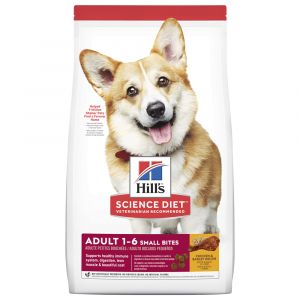 Hill's Science Diet Dog Food; Adult Dog Food; Chicken & Barley; Dry Dog Food; For Dogs Ages 1 to 6 Years; Small Bites
