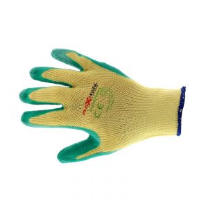 Green Grippa Gloves Large Pair Latex Ergonomic Polyester Cotton Durable Tough