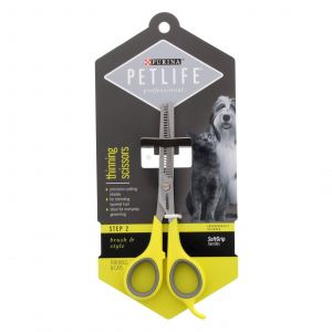 Professional Dog & Cat Hair Thinning Scissors Precision Blades Purina Petlife