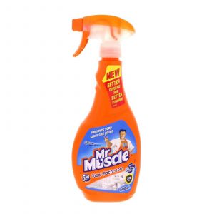 SC Johnson Mr Muscle Bathroom Cleaner Removes Soap Scum &amp; Grime 500ml