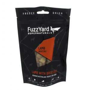 Supernaturals Lamb & Broccoli 70g Fuzz Yard Dog Treat Natural Super Food Puppy