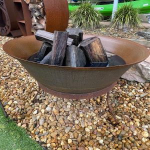 Round Fire Pit on Legs - Extra Large