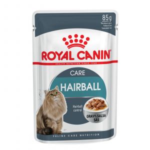 Royal Canin Feline Hairball In Gravy 85g Single Pouch Cat Food Wet In Gravy Premium Quality