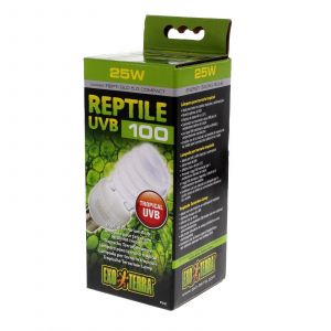 Exo Terra Reptile Tropical Lamp Globe UVB 100 5.0 25W Pet Health Light