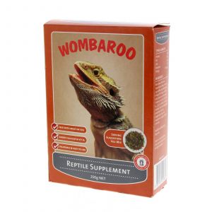 Wombaroo Reptile Supplement 250g High Protein Whey Soy Meat Fish Blood Meal
