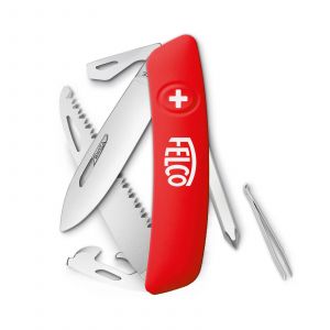 FELCO 506 Swiss Knife 10 Functions Blade Screwdriver Saw Made In Switzerland