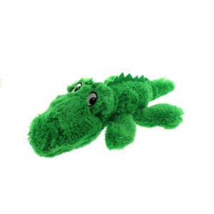 Dog Toy Yours Droolly Cuddlies Croc Green Medium Puppy Play Plush Chew Training
