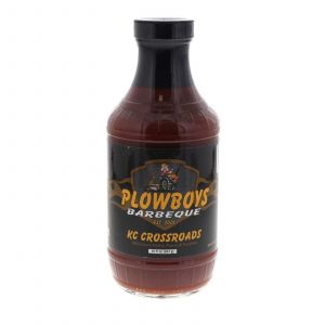 Plowboys KC Crossroads BBQ Sauce Bottle 16oz Classic Kansas City Barbeque