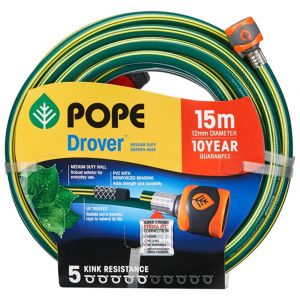 POPE Hose Driver With Connectors 12mm x 15mt