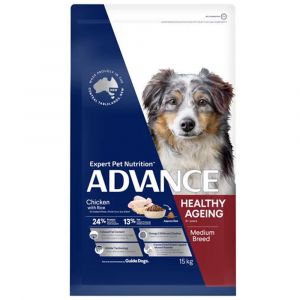 Advance Adult Dog Food All Breed Mature Chicken 15kg Premium Pet Food Nutrition