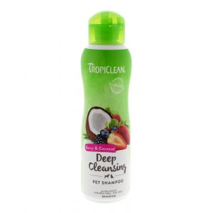 Tropiclean Berry & Coconut Shampoo 355ml Healthy Hair Pet Treatment