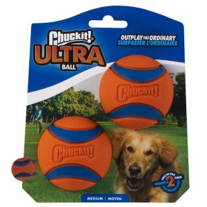 Chuckit! Ultra Ball Med 2.5" (6Cm) Diameter 2Pk