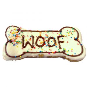 HUDS AND TOKE Woof Large Bone Dog Treat Cookie