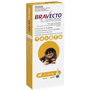 Bravecto Dog Spot On Flea Treatment 2 - 4.5kg
