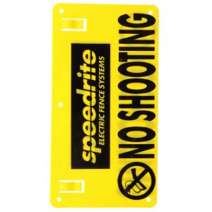 No Shooting Warning Sign Speedrite Fencing Farm Accessory Fitting Equipment