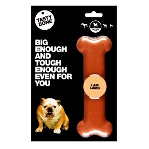 Nylon Tasty Bone Lamb Large Dog Toy Treat Long Lasting Flavour Safe Chew
