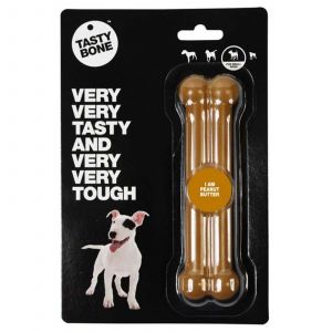 Nylon Tasty Bone Peanut Butter Small Dog Toy Treat Long Lasting Flavour Chew
