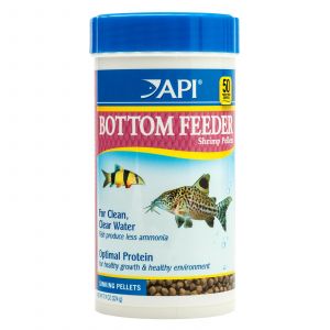 API Bottom Feeder Shrimp Pellets 224g Fish Food Enhanced Proteins Nutrition