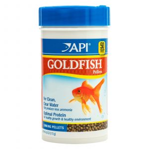 API Goldfish Pellets Sinking 113g Fish Food Vibrant Colour Marine Fish Nutrient