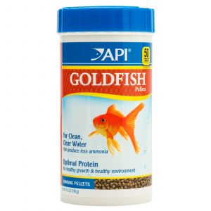API Goldfish Pellets Sinking 198g Fish Food Vibrant Colour Marine Fish Nutrient