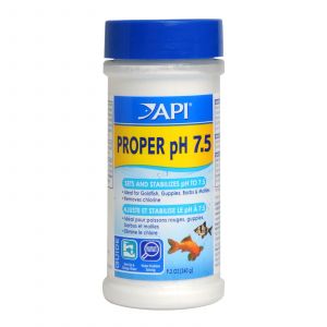 API PH Proper 7.5 Powder Jar 260g Fish Tank Aquarium Treatment Stabilize PH