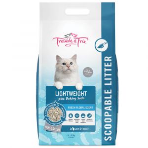 TROUBLE & TRIX Lightweight Cat Litter 15L 9kg