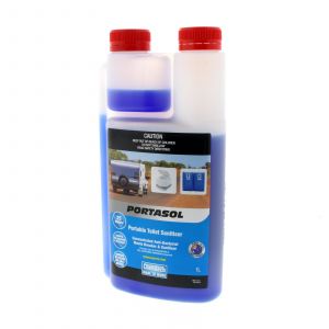 Portasol Portable Toilet Sanitiser 1L Antibacterial Germicidal Biodegradable