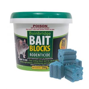 Bainbridge Rodent Bait Blocks Brodifacoum 200G