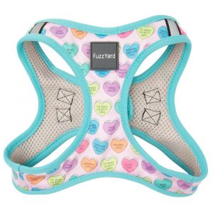 Fuzzyard Candy Hearts Step In Harness Extra Large