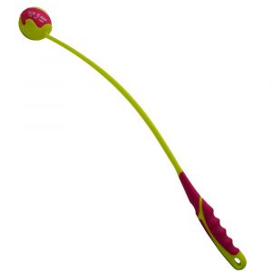 Scream Deluxe Grip Ball Launcher Green/Pink 65Cm