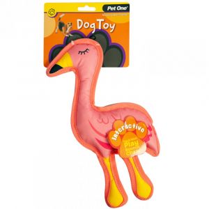 Dog Toy Squeaky Flamingo Pink 28Cm Kongs