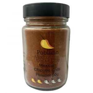 Poblano Mexican Chilli Powder Chipotle Heat Factor 2/5 50G