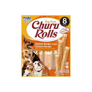 Dog Treat Churu Rolls Chicken Wrap 96G