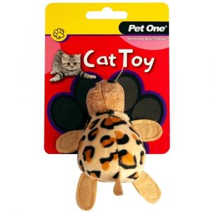 Cat Toy Plush Leopard Tortoise 10.5Cm Kongs