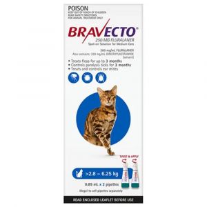 BRAVECTO Cat Plus 2.8 - 6.2kg