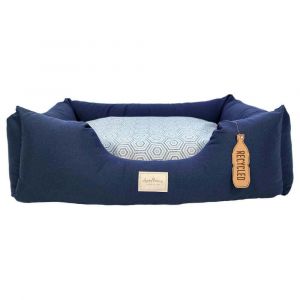 Anteprima Grea Recycled Navy Dog Bed - Small 75cm