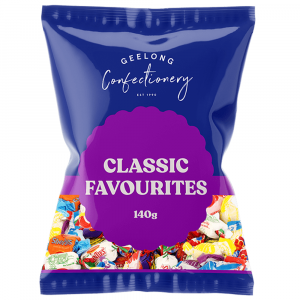 GEELONG CONFECTIONERY Classic Favourites 140g